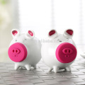 Cute pig shape oem salt & pepper shaker